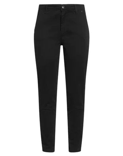 Kocca Woman Pants Black Size 27 Cotton, Elastane