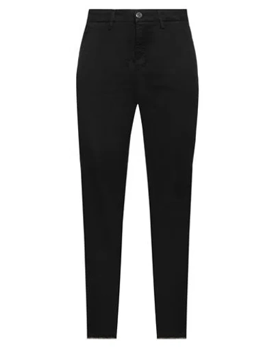 Kocca Woman Pants Black Size 26 Cotton, Elastane