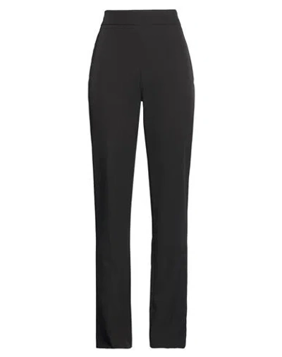 Kocca Woman Pants Black Size 6 Polyester, Elastane