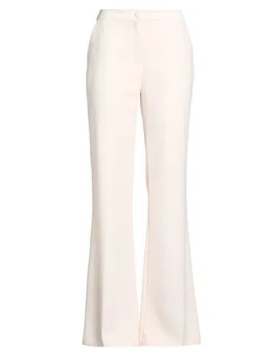 Kocca Woman Pants Blush Size 10 Polyester In White