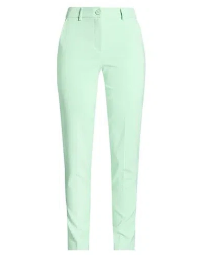 Kocca Woman Pants Light Green Size 6 Polyester, Elastane