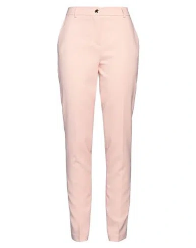 Kocca Woman Pants Light Pink Size 10 Polyester, Elastane