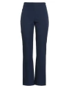 Kocca Woman Pants Navy Size 10 Polyester, Elastane In Blue