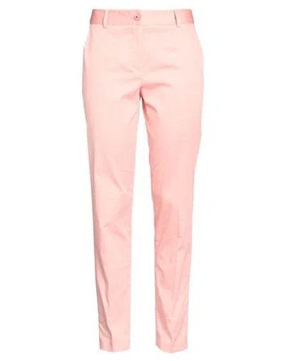 Kocca Woman Pants Pink Size 10 Cotton, Elastane