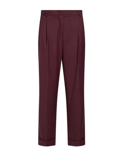 Kocca Woman Pants Plum Size 8 Polyester, Viscose, Elastane In Purple