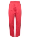 Kocca Woman Pants Red Size 8 Polyester, Elastane In Red