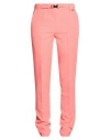 Kocca Woman Pants Salmon Pink Size 2 Polyester, Elastane