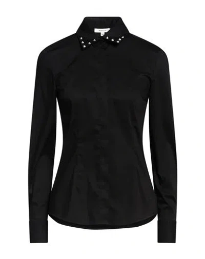 Kocca Woman Shirt Black Size S Cotton, Nylon, Elastane