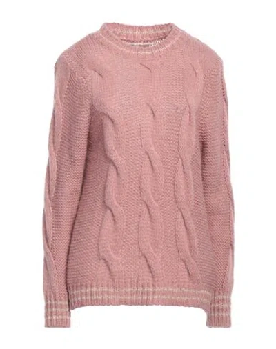 Kocca Woman Sweater Pink Size Xl Acrylic, Polyamide, Mohair Wool, Wool
