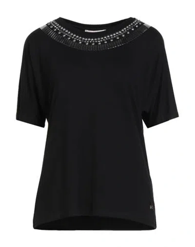 Kocca Woman T-shirt Black Size S Viscose, Elastane