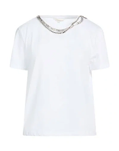 Kocca Woman T-shirt White Size M Cotton, Elastane