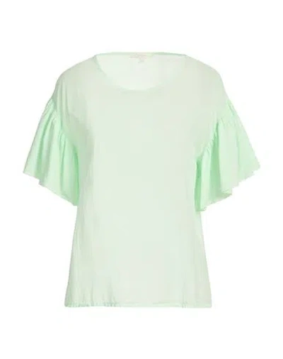 Kocca Woman Top Light Green Size L Cotton