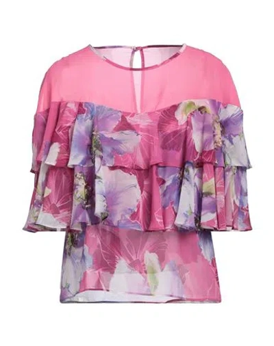 Kocca Woman Top Magenta Size L Polyester