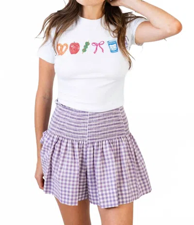 Koché Baby Tee Ny Print In White