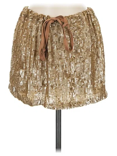 Pre-owned Koché Casual Skirt In Gold