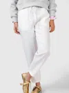 Koché Charlie Pants-linen In White In Animal Print