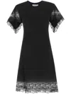 Koché Cotton Dress In Black