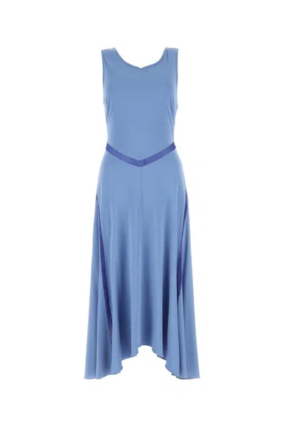 ワンピース KOCHE SS23 Light blue viscose dress (SK1CT0132S24436 473) Koché Light Blue Viscose Dress | italist
