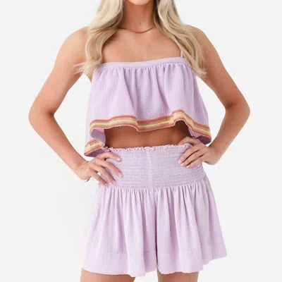 Koché Lola Top In Purple Royale