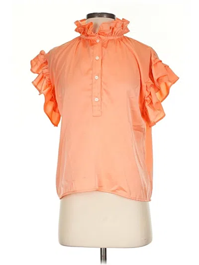 Pre-owned Koché Short Sleeve Blouse In Orange