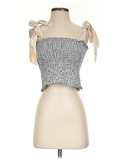 Pre-owned Koché Sleeveless Top Gray Strapless Neckline Tops
