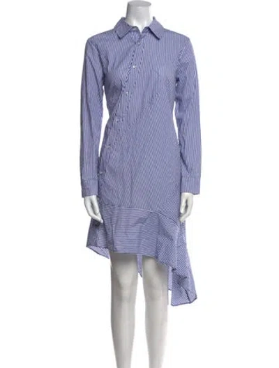 Pre-owned Koché Striped Mini Dress In Multi