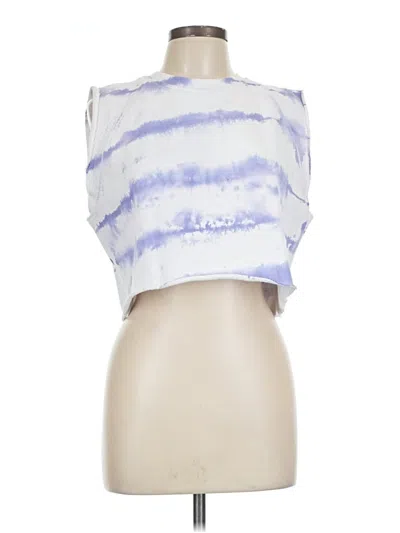 Pre-owned Koché Tube Top Blue Strapless Neckline Tops