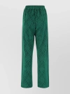 Koché Dark Green Terry Fabric Joggers Green Koche Donna S In Cyan