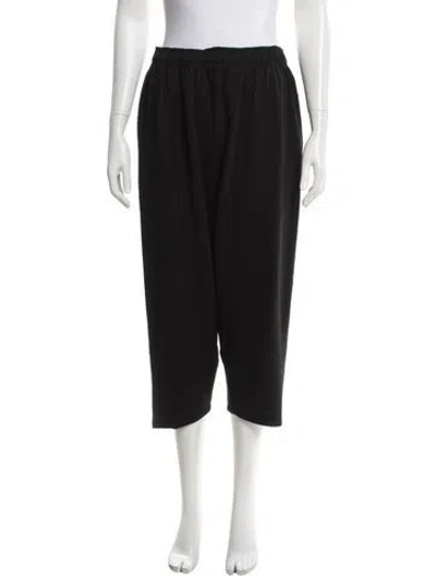 Pre-owned Koché Wide Leg Pants In Black