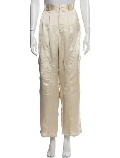 Pre-owned Koché Wide Leg Pants In Neutral