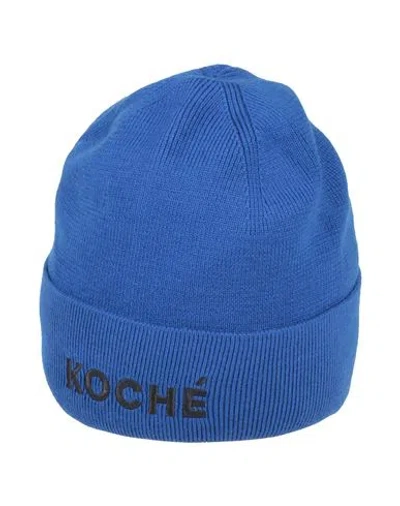 Koché Woman Hat Blue Size S Wool