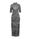 Koché Long Dresses In Green