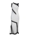 Koché Woman Maxi Dress White Size Xs Cotton In White