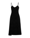 Koché Woman Midi Dress Black Size S Viscose, Polyamide, Elastane In Black