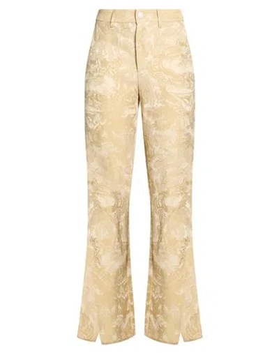 Koché Woman Pants Sand Size Xs Viscose, Acetate In Beige