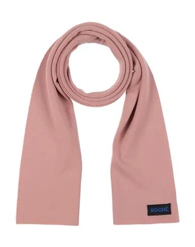 Koché Woman Scarf Antique Rose Size - Wool In Pink