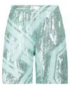 Koché Woman Shorts & Bermuda Shorts Green Size M Polyester, Elastane In Green