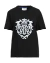 Koché Woman T-shirt Black Size Xl Organic Cotton