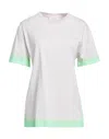Koché Woman T-shirt Light Pink Size L Organic Cotton