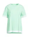 Koché Woman T-shirt Lime Green Size L Organic Cotton In Green