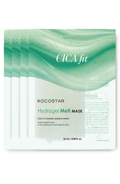 Kocostar Hydrogel Melt Mask Cica Fit In Green