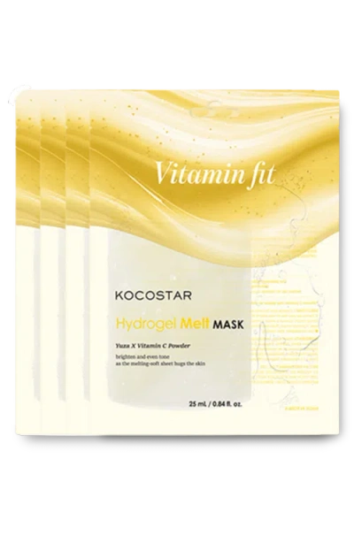 Kocostar Hydrogel Melt Mask Vitamin Fit In Yellow