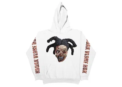 Pre-owned Kodak Black Men's  X Vlone Zombie Hoodie In White