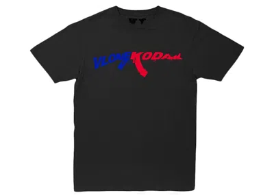 Pre-owned Kodak Black Men's Kodak X Vlone 47 T-shirt In Black
