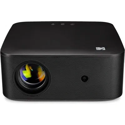 Kodak Flik X20 Smart Projector, 1080p Portable Projector With Google Tv Dongle Built-in (white) In Black