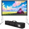 Kodak Gray 120" Portable Folding Frame Projector Screen In Gray