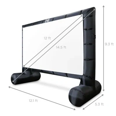 Kodak Inflatable Outdoor Projector Screen In White