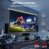 Kodak Manual Pull Down Projector Screen, Large 16:9 Retractable Projector Screen In Black