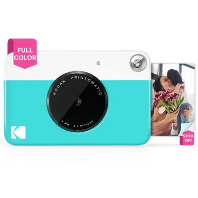 Kodak Printomatic Instant Print Camera - Prints On Zink 2x3" Photo Paper In Blue