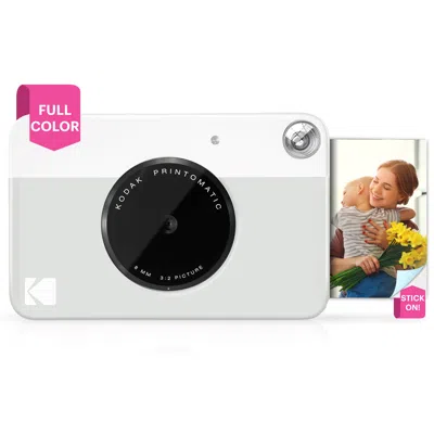 Kodak Printomatic Instant Print Camera - Prints On Zink 2x3" Photo Paper In Gray